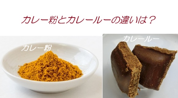 カレー粉とカレールーの違い